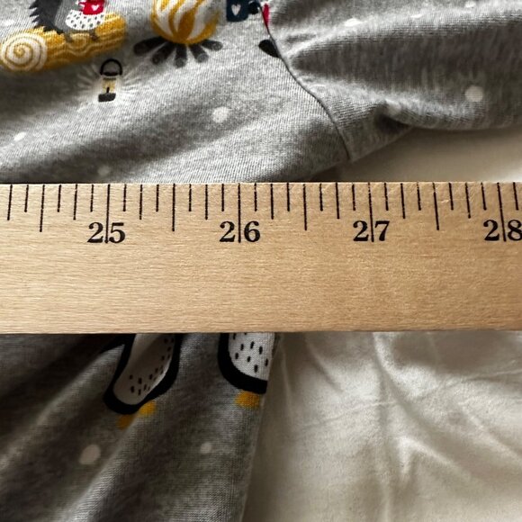 Winter Holiday Nightshirt Women's 2X-3X Secret Treasures Recycled Polyester - Picture 3 of 6